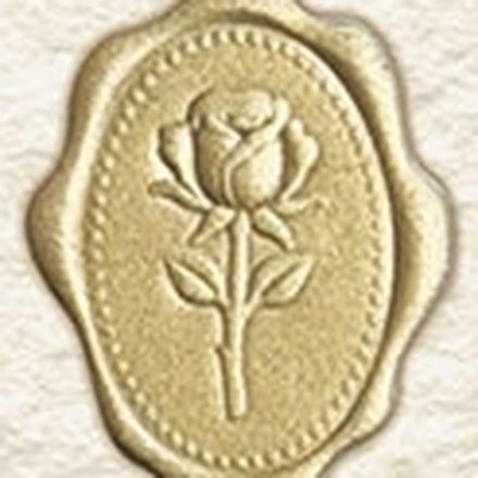 Tem bế nổi - Cành hoa hồng