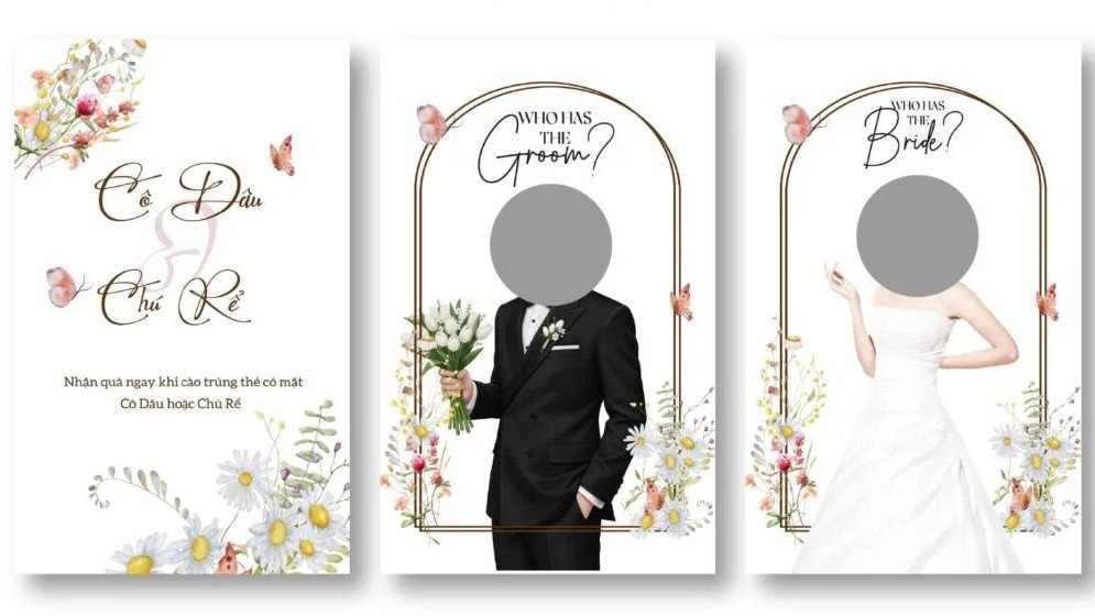 Thẻ game đám cưới the game 1 nhan cao – Bảo An Wedding