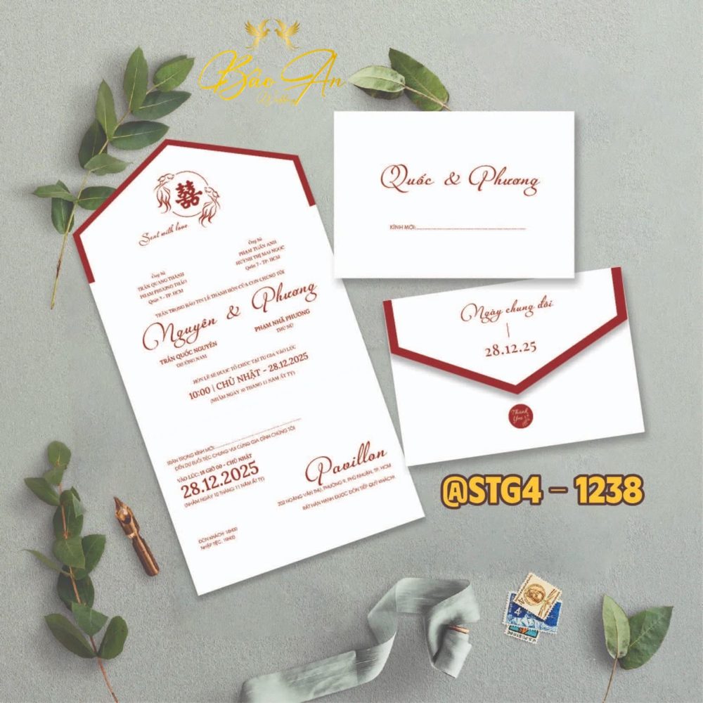 Thiệp gấp 4